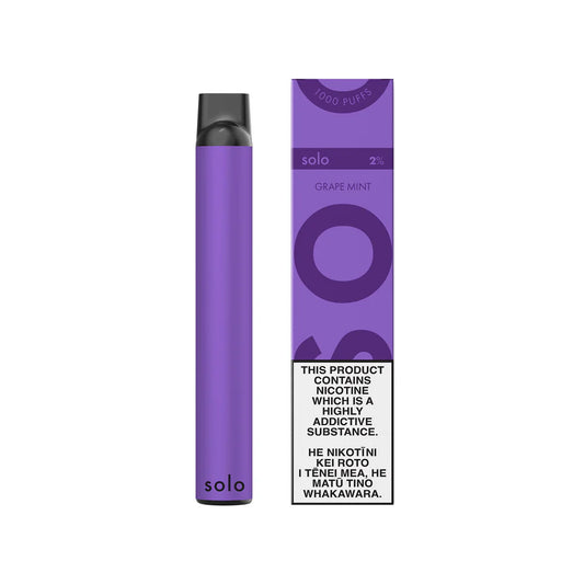 Grape Mint | SOLO Single Use Disposable Vape
