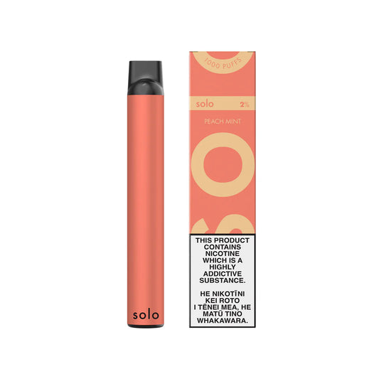 Peach Mint | SOLO Single Use Disposable Vape