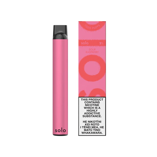 Sour Raspberry | SOLO Single Use Disposable Vape