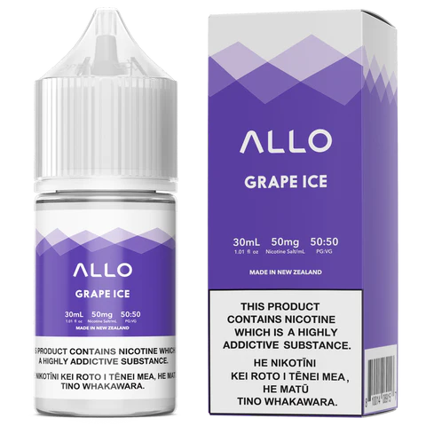 Grape Ice by Allo Salts Nic Salts Podlyfe