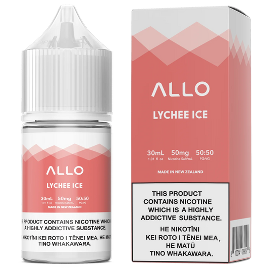 Lychee Ice by Allo Salts Nic Salts Podlyfe